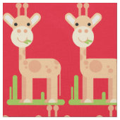 Tissu Cute Giraffe Munching Thunder_Cove (Fermer)