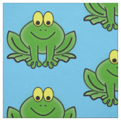 Tissu Cute Green Frog Design Fabric (Échantillon)