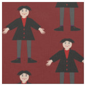 Tissu Cute Halloween Vampire Patterned (Fermer)