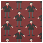 Tissu Cute Halloween Vampire Patterned (Échantillon)