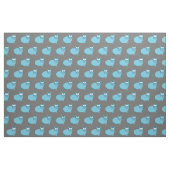 Tissu Cute Hippo bébé bébé pépinière gris Hippopotame (Fat Quarter)