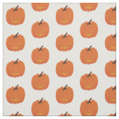 Tissu Cute, illustrée jack o' lanterne citrouille (Échantillon)