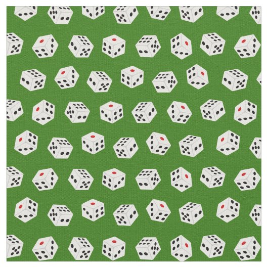 Tissu Cute jeu de dés motif (Fermer)