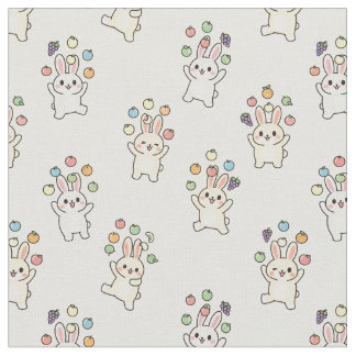 Tissu Cute Kawaii Bunny