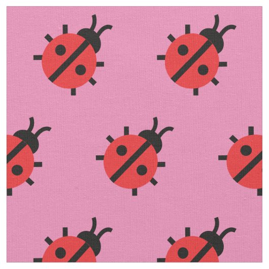 Tissu Cute Lady Bug Enfant Bébé Nourriture Bug Insect ro (Fermer)