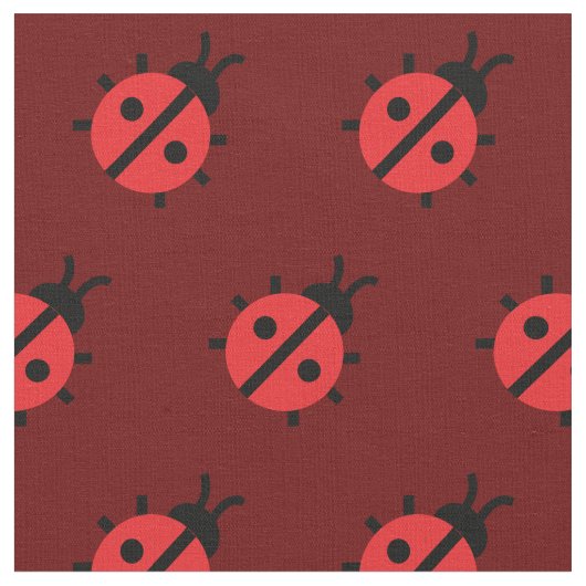Tissu Cute Lady Bug Enfant Bébé Nourriture Bug Insect Ro (Fermer)