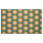 Tissu Cute Lion Green Nursery (Fat Quarter)