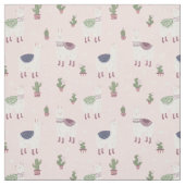 Tissu Cute Llama (Échantillon)