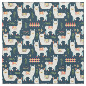 Tissu Cute Llamas (Échantillon)