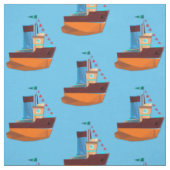 Tissu Cute Minuscule remorqueur Thunder-Cove (Échantillon)