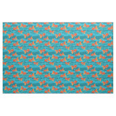 Tissu Cute Motif de natation Goldfish & Water (Fat Quarter)