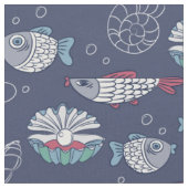 Tissu Cute Motif de poisson (Fermer)