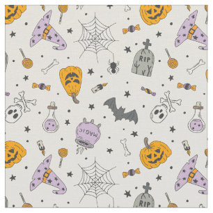 Tissu Cute Motif Halloween