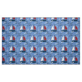 Tissu Cute Motif Nautique (Fat Quarter)