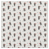 Tissu Cute Ninjas (Échantillon)