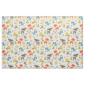Tissu Cute Nursery Animaux de forêt (Fat Quarter)