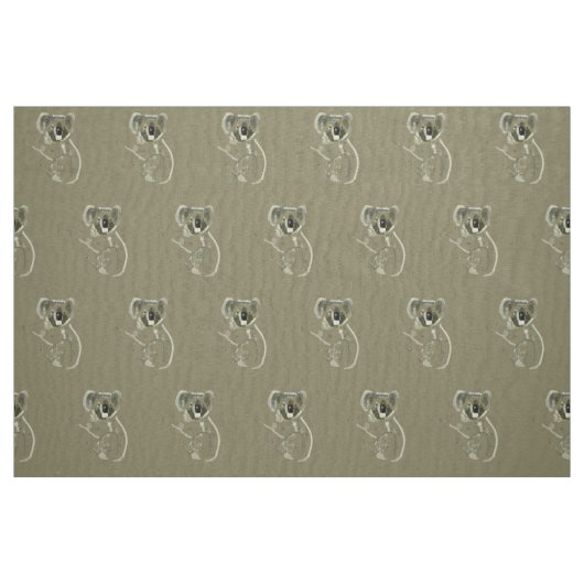 Tissu Cute Ours Koala (Fat Quarter)