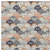 Tissu Cute Owl Motif Fabric (Échantillon)