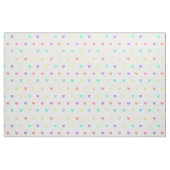 Tissu Cute Pastel Rainbow Hearts Motif (Fat Quarter)