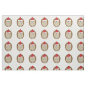 Tissu Cute Père Noël Hedgehog (Fat Quarter)