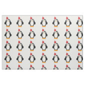 Tissu Cute Père Noël Penguin (Fat Quarter)