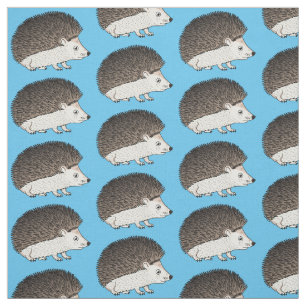 Tissu Cute prickly hedgehog cartoon
