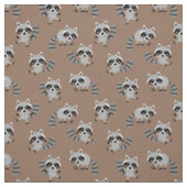 Tissu Cute Racoons (Échantillon)