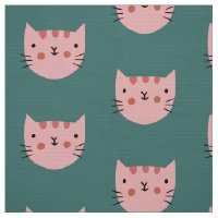 Cute rose Chat Motif vert