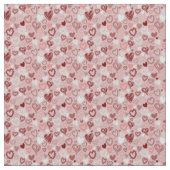 Tissu Cute Rose Hearts Fabric (Détail)