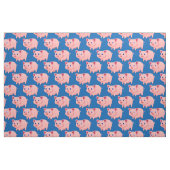 Tissu Cute Rose Pigs Design Fabric (Fat Quarter)