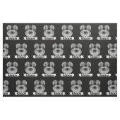 Tissu Cute Schnauzer noir et blanc (Fat Quarter)