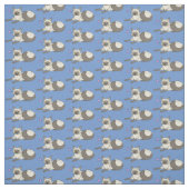Tissu Cute Siamese Cat Fabric (Échantillon)