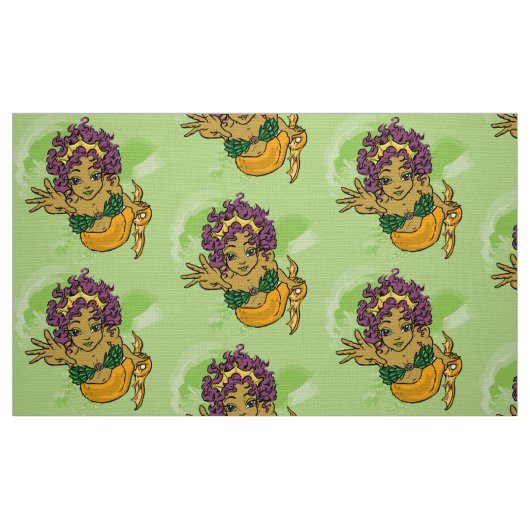 Tissu Cute sirène (Fat Quarter)