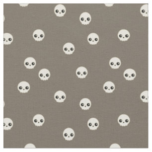 Tissu Cute Skulls Fabric