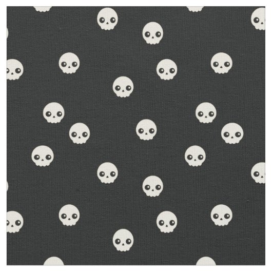 Tissu Cute Skuls (Fermer)