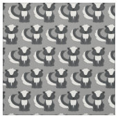 Tissu Cute Skunks Enfants Gris (Échantillon)