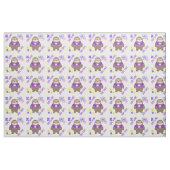 Tissu Cute Stay Safe Stay Home Sloth Fun Graphic (Fat Quarter)