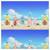 Tissu Cute Tiny Beach Shacks Thunder_Cove (Fermer)