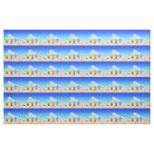 Tissu Cute Tiny Beach Shacks Thunder_Cove (Fat Quarter)