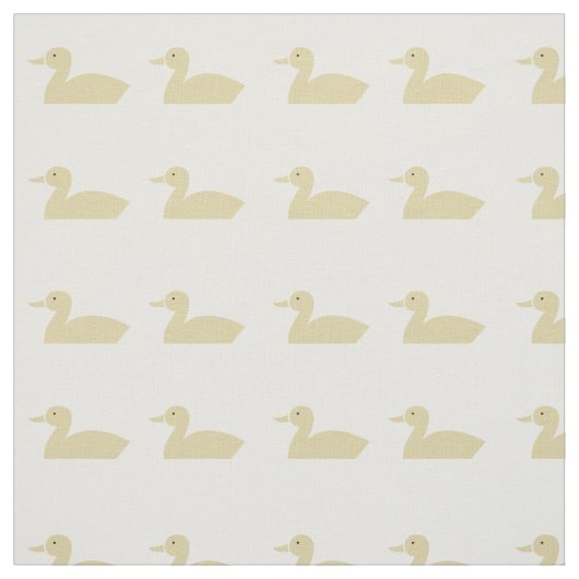 Tissu Cute Yellow Ducks Nursery Motif (Échantillon)