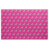 Tissu Cute Zebra bébé bébé Nursery rose (Fat Quarter)