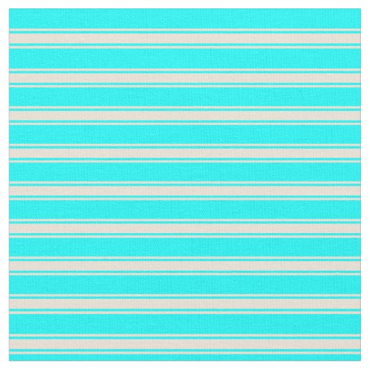 Tissu Cyan & Bisque Striped/Linked Motif (Fermer)