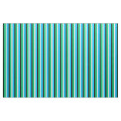 Tissu Cyan bleu vert rayures Textile (Yard)
