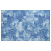 Tissu Cyan-Blue aquarelle poplin-polyester- (Fat Quarter)