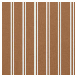 Tissu Cyan clair et Motif Brown rayures