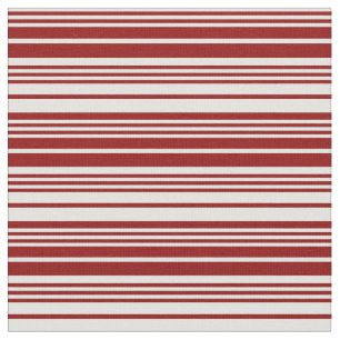 Tissu Cyan clair et Motif rouge foncé