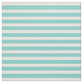 Tissu Cyan clair et vert de mer clair lignes (Échantillon)