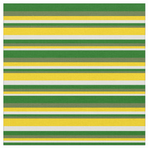 Tissu Cyan clair, jaune, vert foncé et vert foncé
