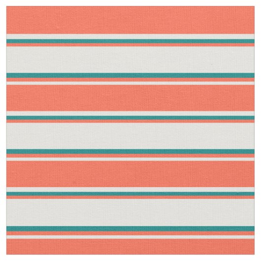 Tissu Cyan clair, rouge et Turquoise (Fermer)
