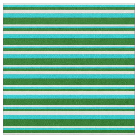 Tissu Cyan clair, Turquoise foncé et Vert foncé (Fermer)